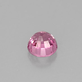 Espinélio rosa natural 0,89ct, corte redondo, VS