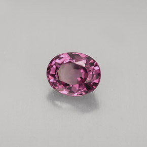Espinélio roxo natural 0,82ct, corte oval, VVS-VS