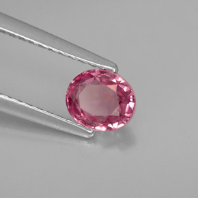 Espinélio rosa natural 0,68ct, corte oval, VVS-VS