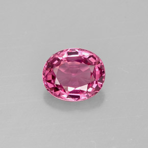 Espinélio violeta natural 0,88ct, corte oval, VVS-VS