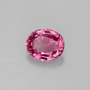 Espinélio violeta natural 0,88ct, corte oval, VVS-VS