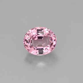 Espinélio roxo natural 0,82ct, corte oval, VVS-VS