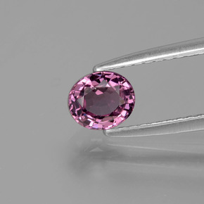Espinélio violeta natural 0,59ct, corte oval, VVS-VS