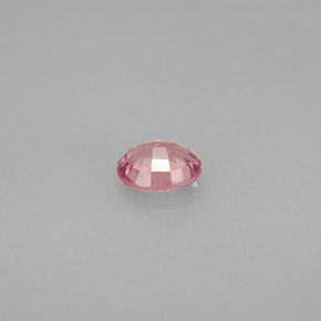 Espinélio rosa natural 0,63ct, corte oval, VS