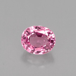 Espinélio rosa natural 0,67ct, corte oval, VVS-VS