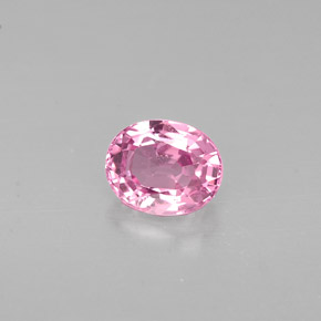 Espinélio rosa natural 0,68ct, corte oval, VVS-VS