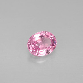 Espinélio rosa natural 0,68ct, corte oval, VVS-VS