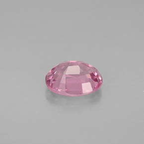 Espinélio rosa natural 0,80ct, corte oval, VVS-VS