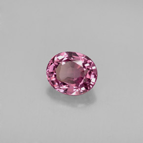 Espinélio violeta natural 0,83ct, corte oval, VVS-VS