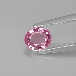 Espinélio rosa natural 0,69ct, corte oval, VVS-VS