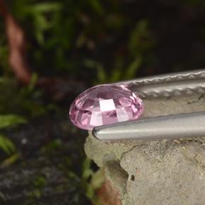 Espinélio roxo natural 0,60ct, corte oval, VVS-VS