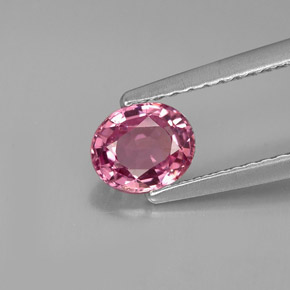 Espinélio violeta natural 0,70ct, corte oval, VVS-VS