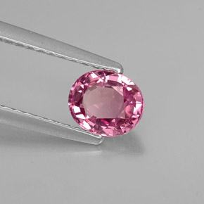 Espinélio violeta natural 0,82ct, corte oval, VS