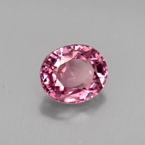 Espinélio violeta natural 0,83ct, corte oval, VS