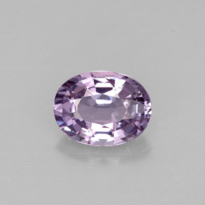 Espinélio violeta natural 1,00ct, corte oval, VVS