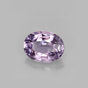 Espinélio violeta natural 1,00ct, corte oval, VVS