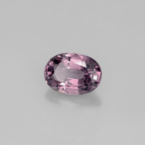 Espinélio violeta natural 1,05ct, corte oval, VS