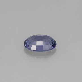 Espinélio azul natural 0,88ct, corte oval, VVS-VS