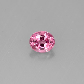 Espinélio rosa natural 0,58ct, corte oval, VVS-VS