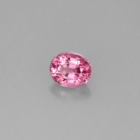 Espinélio rosa natural 0,58ct, corte oval, VVS-VS
