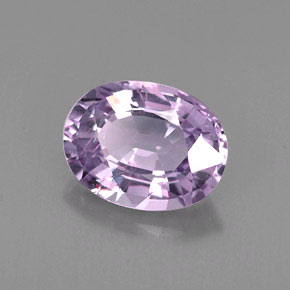 Espinélio violeta natural 1,49ct, corte oval, VS