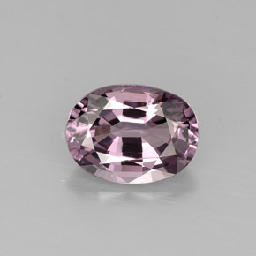 Espinélio roxo natural 1,48ct, corte oval, VS