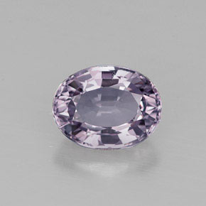 Espinélio violeta natural 1,74ct, corte oval, VVS