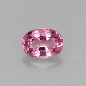Espinélio roxo natural 0,92ct, corte oval, VVS-VS
