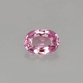 Espinélio rosa natural 1,04ct, corte oval, VVS