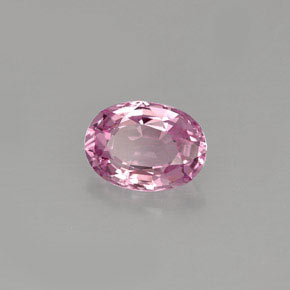 Espinélio rosa natural 1,04ct, corte oval, VVS