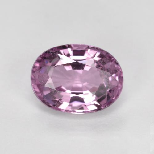 Espinélio roxo natural 1,01ct, corte oval, VS