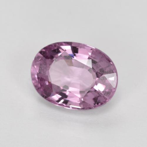 Espinélio roxo natural 1,01ct, corte oval, VS