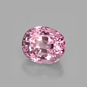 Espinélio rosa natural 2,24ct, corte oval, VVS