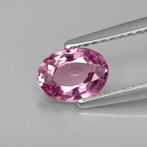 Espinélio roxo natural 0,84ct, corte oval, VVS-VS