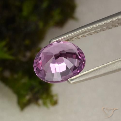 Espinélio Roxo rosado Natural 1.09ct, oval, VVS-VS