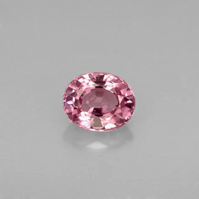 Espinélio roxo natural 0,74ct, corte oval, VVS