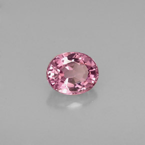 Espinélio roxo natural 0,74ct, corte oval, VVS