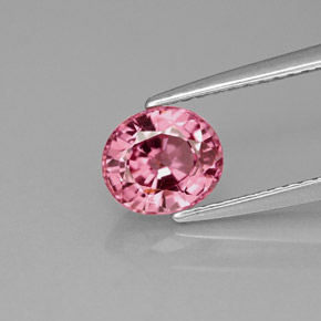 Espinélio rosa natural 1,33ct, corte oval, VVS-VS