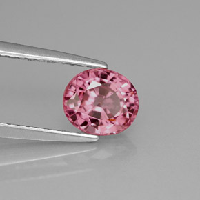 Espinélio rosa natural 1,33ct, corte oval, VVS-VS