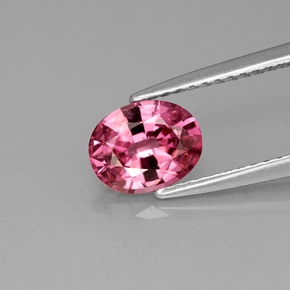 Espinélio rosa natural 1,19ct, corte oval, VVS-VS