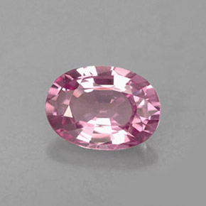 Espinélio rosa natural 1,09ct, corte oval, VVS-VS