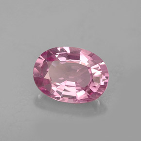 Espinélio rosa natural 1,09ct, corte oval, VVS-VS