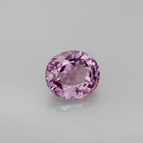 Espinélio violeta natural 1,49ct, corte oval, VVS