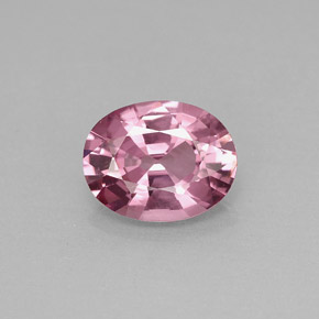 Espinélio roxo natural 1,41ct, corte oval, VS-SI