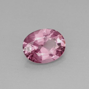 Espinélio roxo natural 1,41ct, corte oval, VS-SI