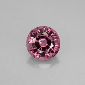 Espinélio violeta natural 1,31ct, corte redondo, VVS