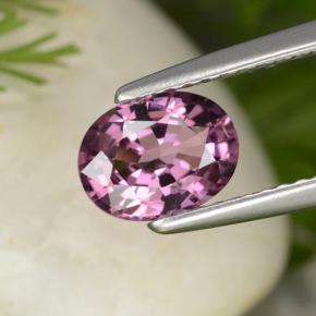 Espinélio roxo natural 1,15ct, corte oval, VVS-VS