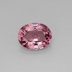 Espinélio violeta natural 1,31ct, corte oval, VVS