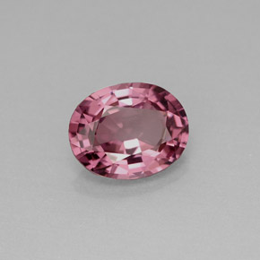 Espinélio violeta natural 1,31ct, corte oval, VVS