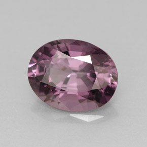Espinélio violeta natural 1,55ct, corte oval, VVS-VS